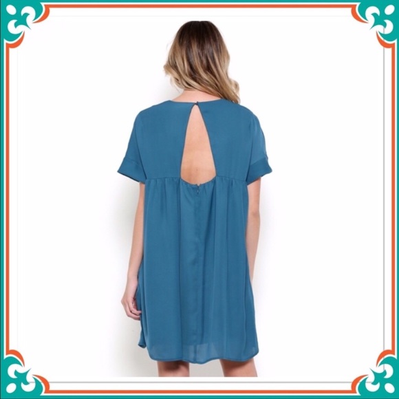 Babydoll Embroidered Boho Dress (only 1 left) - Picture 3 of 5